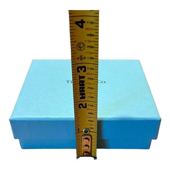 Tiffany & Co Empty Jewelry Box And Case 4”x3.5” Gift Set Suede Pouch Necklace - Picture 12 of 12